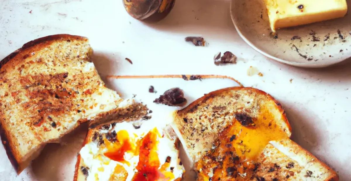 Desayuno Saludable con Huevo y Pan