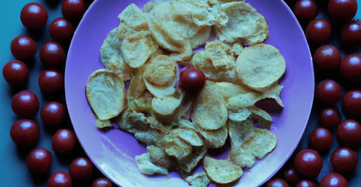 Snacks con tomates y patatas